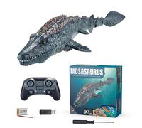 Toying deno Swimming - Dinosauro D'acqua RC Con Luci, Creatura Della Piscina A Spruzzo | Repile Di Controllo Telecomando A Batteria Per Il Divertimento Di Nuoto Sul Lago E Giocattolo Subacqueo Per Bam