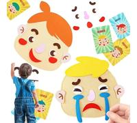 Toying Social Emotional Learning - Emotions Faces Kit, Multiplayer ha sentito Emoticon Game, Creative Expression Builder, Education Education Playset | Giocattolo di attività divertente per il gioco a