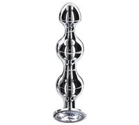 ToyJoy Diamond Star Beads Large Silver