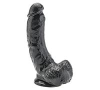 GET REAL - DILDO 20,5 CM CON SFERE NERO