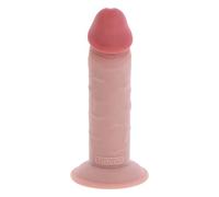 TOYJOY Get Real Deluxe Extra Dick Dildo 20 cm - Realistico Dual Density TPE - Nucleo extra largo per sensazioni intense - Con ventosa per uso a mani libere