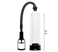 SVILUPPATORE a pompa per pene POWER PUMP clear-black