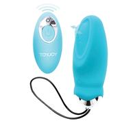 Toyjoy - vibratore happiness sono così eggcited con telecomando blu