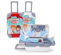 Toyland® 14 pezzi Junior Doctors Medical Kit Travel Case - Attrezzatura medica, adesivi e custodia da viaggio inclusi - Imagination Play Set - Giocattoli da viaggio - Età 3+