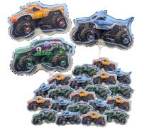 Toyland® 20 - Mini palloncini Monster Jam - Bastoncini e coppette