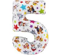 Toyland® 26 Pollici Paw Patrol Numero Palloncino Foil - Palloncini Festa per Bambini - Numero 1-6 Disponibile (NUMERO 5)