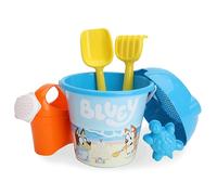 Toyland® Bluey & Bingo Set Secchiello e Paletta da 6 Pezzi con Annaffiatoio - Gioco con Sabbia e Acqua - Giocattoli da Spiaggia - età 2 Anni +