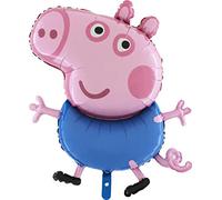 Toyland® Caratteri giganti giganti a 37 Pollici Peppa Pig Caratteri -Pappa o George- Palloncino stagnola - Palloncini per Bambini (George Pig)