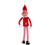 Toyland® Elves Behavin Badly 12 Pollici Ragazzo Elfo Bend & Pose Peluche con Gambe Lunghe, Corpo Morbido e Testa in Vinile - Novità Giocattoli Natalizi