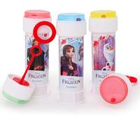 Toyland® Frozen Bubble Canister 3-Pack con bacchette, soluzione da 2,25 once e coperchio labirinto originale - Bomboniere e giocattoli tascabili
