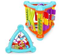 Toyland® - Il mio Primo Triangolo di attività - Apprendimento e Divertimento a 5 Facce - Giocattoli per Bambini - 6m +