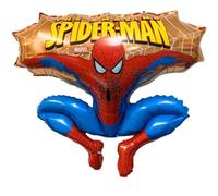 Toyland® Palloncini foil con personaggio a forma di Spider Man da 31 pollici - Palloncini per feste per bambini (Oro)
