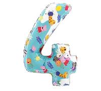 Toyland® Palloncino in alluminio da 66 cm con Peppa Pig, George & Friends - Palloncini per feste per bambini, numero 1-6 disponibile