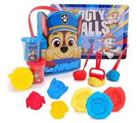 Toyland® Set attività con secchiello per pasta modellabile Chase Paw Patrol da 12 pezzi - plastiline formine, rullo timbri, 1 schermo gioco lavabile e 1 secchiello - Giocattoli per attività creative