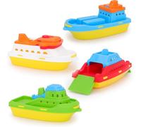 Toyland® - Set da 4 barchette giocattolo colorate