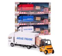 Toyland® - Set di veicoli Load & Go in - Camion merci Scania con carrello elevatore e pallet - Giocattoli per veicoli da trasporto - Giocattoli per ragazzi (Casuale)