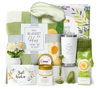 Toylink Get Well Soon - Cesto regalo da donna, confezione regalo per la cura di sé con coperta in peluche, pacchetto per la cura delle condoglianze per le donne dopo l'intervento chirurgico, regalo di