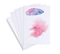 TOYMIS 50 Pezzi Carta per Acquerello, 10x15 cm 100% Carta di Cotone per Acquerello Senza Acidi Carte per Acquerello per Studenti Artisti Schizzo Test d'Arte (Tessuto Ruvido)