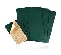 TOYMIS 6 Pezzi Patch di Riparazione per Piscina, 30x20cm / 10x20cm Verde Rete Toppe per Copertura per Piscina Autoadesive Riparazione per Copertura per Piscine Coperture di Sicurezza