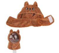 TOYMIS Copertura per Lightstick per Stray Kids, Personaggio dei Cartoni Animati Supporto Lightstick Panno Morbido di Peluche Compatibile con Stray Kids Versione 1.0/2.0 (Orso Bruno)