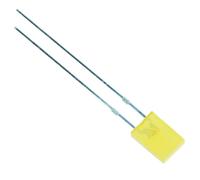 Toyo LED 10 x Ambra Rettangolare Diffuso 2 x 5mm 50mcd 160°