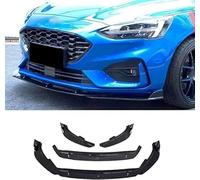 TOYOCC Auto Spoiler Frontali per Ford Focus ST ST-Line 2018 2019-2021 MK4 C519, Paraurti Anteriore Spoiler Labbro Splitter Diffusore Lip Inferiore Body Kit, Auto Trim Accessori,Gloss Black