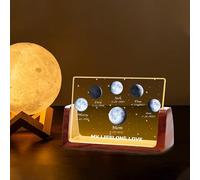 toyofmine Regali per la festa della mamma, Fase lune personalizzate per data Luce notturna a LED, Fase lune personalizzata con luce dell'universo dei nomi dei bambini.