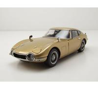 Toyota 2000 Gt Rhd 1967 Beige Metallizzato Modellino Auto 1:24 Whitebox