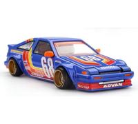 TOYOTA AE86 Sprinter Trueno - KAIDO V1 - blue - Mini GT 1:64