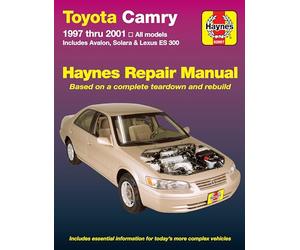 Toyota Camry, Avalon, Solara & Lexus Es 300 1997 Thru 2001 Haynes Repair Manual
