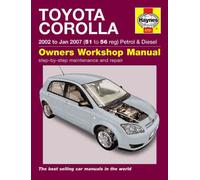 Toyota Corolla 2002-2007 Haynes Manuale Officina Benzina Diesel