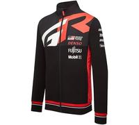 Toyota Gazoo Racing, Felpa ufficiale WEC 2025, con zip intera, nero, rosso, bianco, Nero , XL