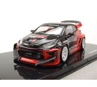 Toyota Gr Yaris Pandem Advan Nero Rosso Modellino Auto 1:43 ixo models