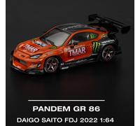 TOYOTA GR86 - Pandem - Formula Drift - 2022 - orange - Pop Race 1:64