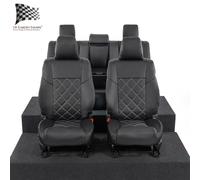 Toyota Hilux Invincible Anteriore e Posteriore Seat Cover Similpelle (2024 Su )