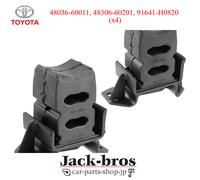 TOYOTA OEM originale LEXUS GX470 asse posteriore Bump Stop Cushion RH LH e se...