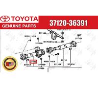 Toyota OEM SHAFT ASSY, ELICA INTERMEDIA 37120-36391 per Dyna ToyoAce