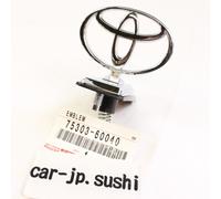 TOYOTA ORIGINALE Land Cruiser 70 Cofano Cofano Emblema Logo Cromato Argento...