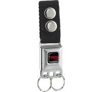 Toyota Racing Development TRD Keychain, Seatbelt Buckle Keychain, Black