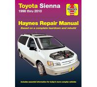 Haynes Toyota Sienna 1998 Thru 2010 Automotive Repair Manual: 1998 - 2010