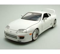 Toyota Supra 1995 Bianco Brian Fast & Furious Modellino 1:24 Jada Toys
