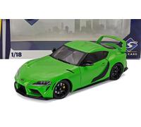 TOYOTA - SUPRA GR WASABI CUSTOM 2023 verde 1/18 di SOLIDO S1809004