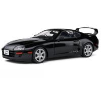 Toyota Supra MK4 A80 Astral nero modello di auto S1807606 Solido 1:18