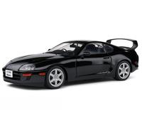 Toyota Supra MK4 A80 Astral nero modello di auto S1807606 Solido 1:18