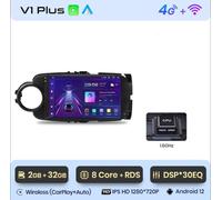 TOYOTA Yaris 3ª serie dal 2005 al 2013 - Autoradio Android 12 CARPLAY Navigatore
