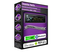 Toyota Yaris Radio DAB, Lettore Stereo Pioneer CD USB AUX, Bluetooth Vivavoce