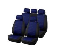 TOYOUN Coprisedili Auto Universale Blu | Set Copri-Sedile Universali per Anteriori e Posteriori | Accessori Auto Interno | Set Completo di Coprisedili