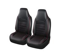 TOYOUN Universale Coprisedile Auto Anteriore PU Pelle Protezione Del Sedile Auto Copertura Adatta Per La Maggior Parte Delle Auto, Camion, Furgoni, Suv Biposto Copri-Sedile Auto Rosso