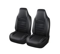 TOYOUN Universale Coprisedile Auto Anteriore PUPelle Protezione Del Sedile Auto Copertura Adatta Per La Maggior Parte Delle Auto, Camion, Furgoni, Suv Biposto Copri-Sedile Auto Grigio