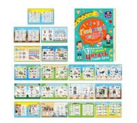 Toys alfabeto russo - Libro di lettere di discussione interattiva per apprendimento divertente, parole educative e funzionalità numeriche per principianti, strumento di apprendimento per bambini per l